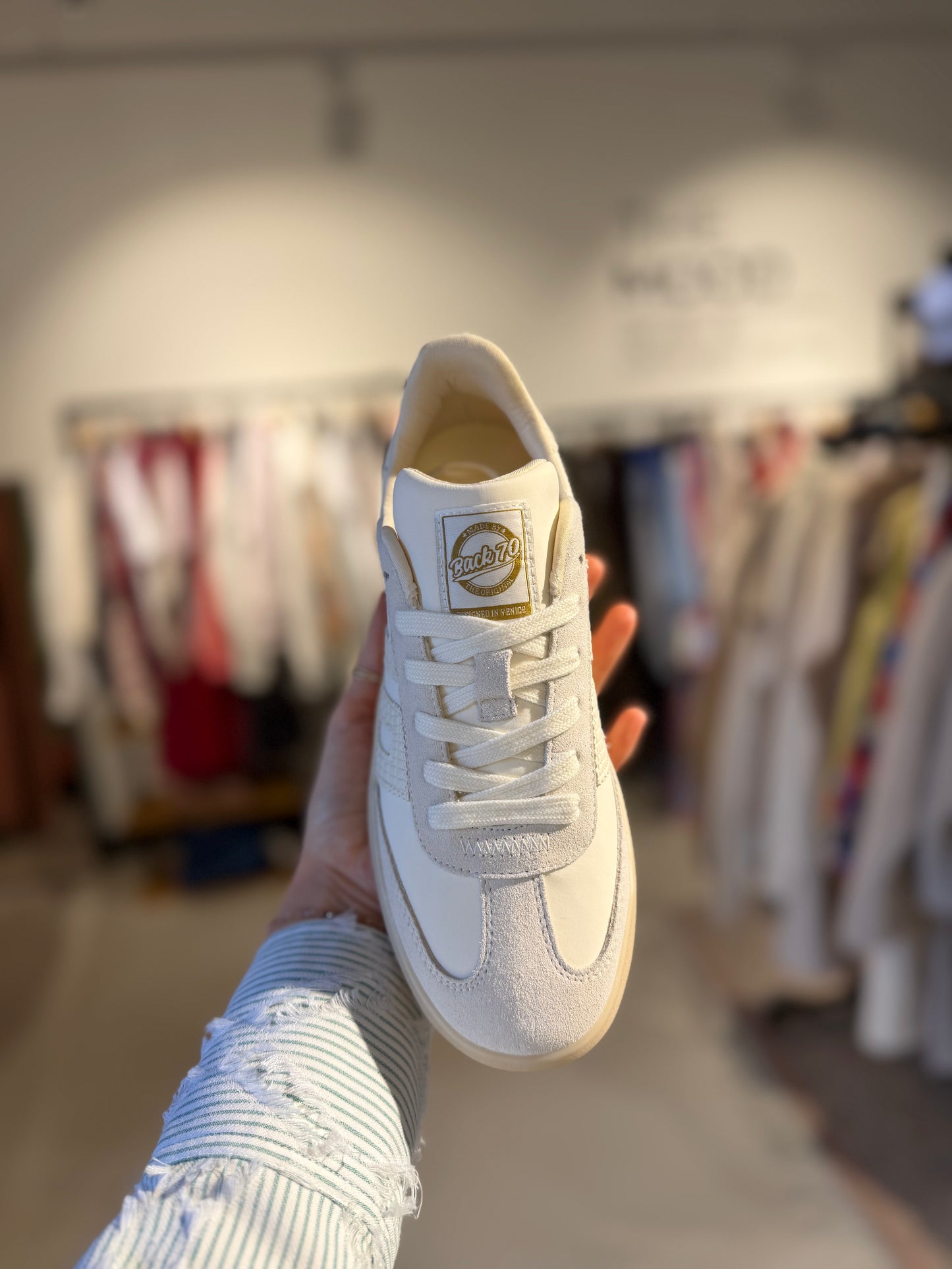 BACK70BROOKLYN Nylonge Sponge White