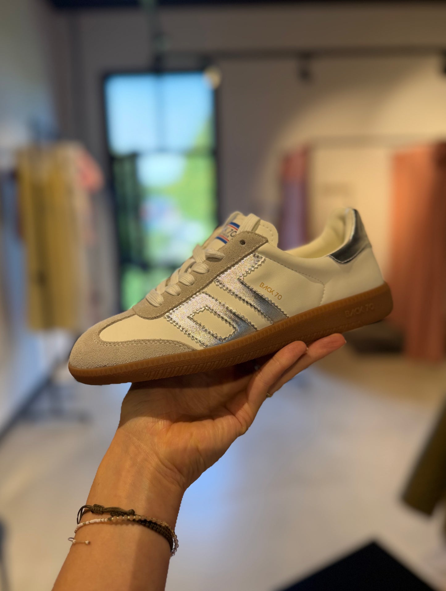 BACK70 Sneaker silver