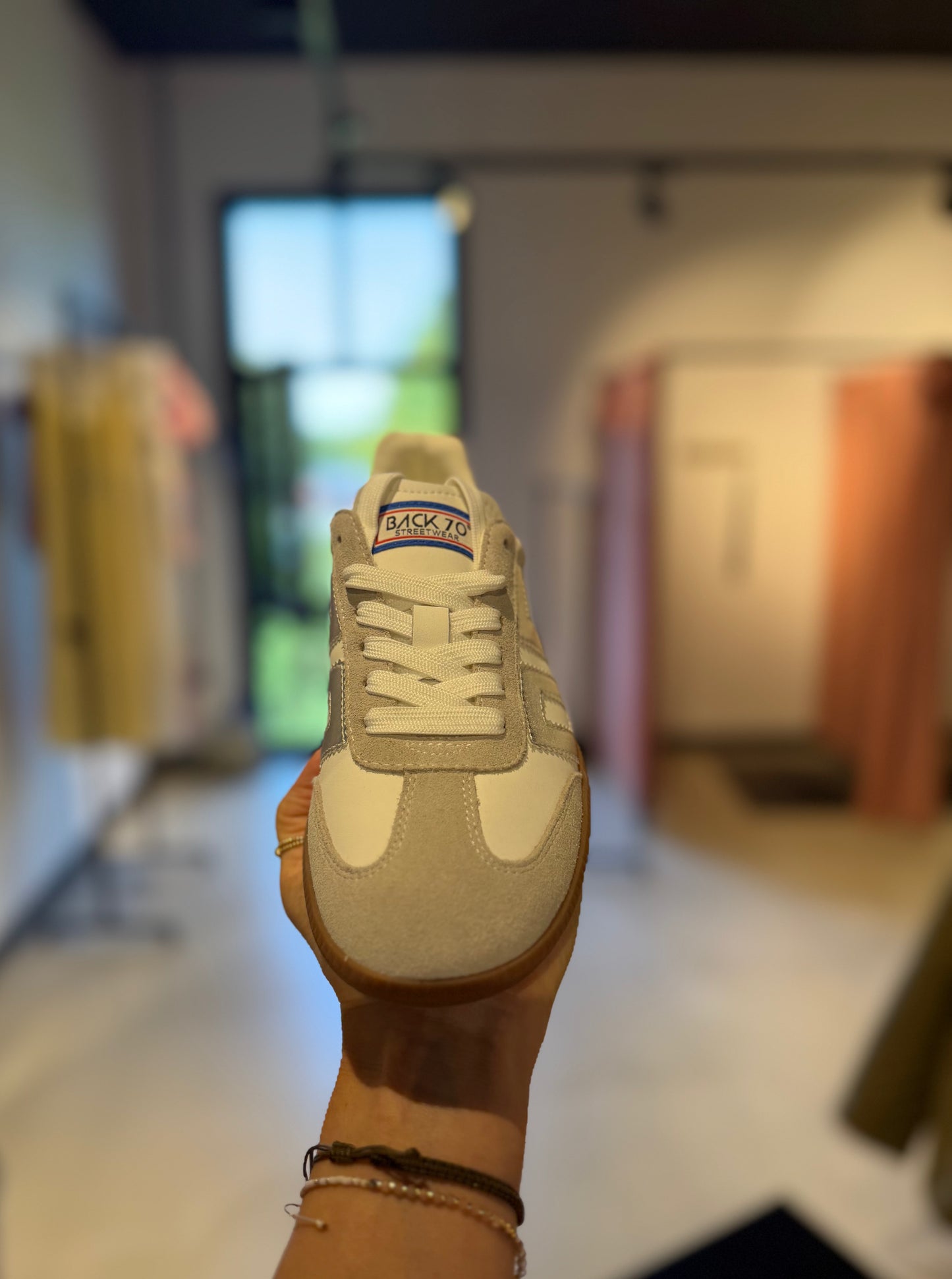 BACK70 Sneaker silver