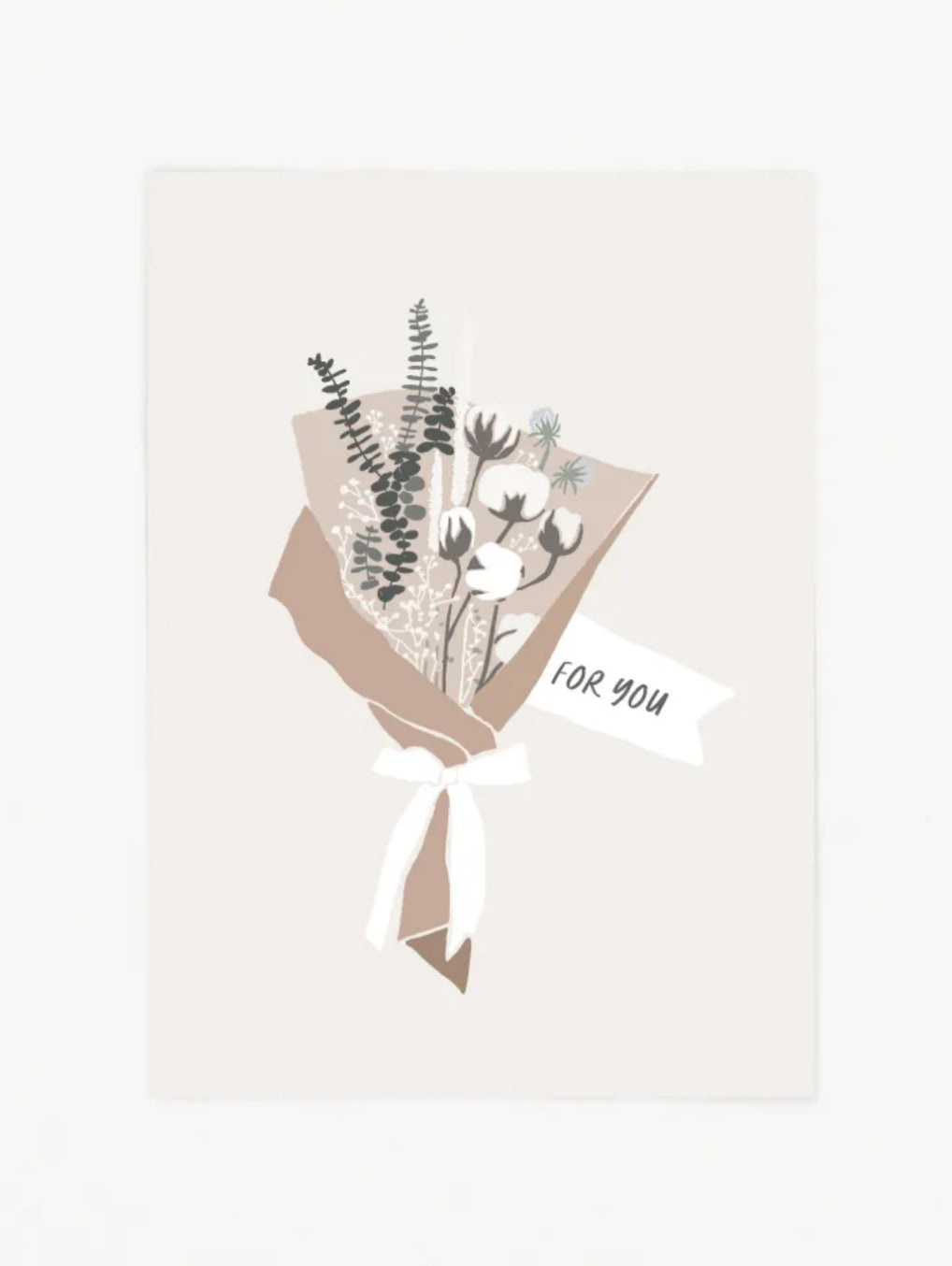 Postkarte FOR YOU Blumenstrauß