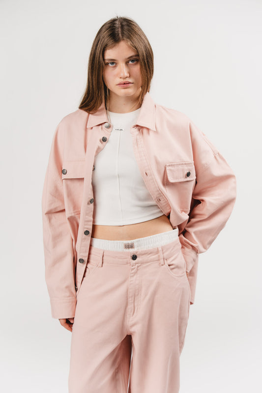 KKLBLDENIM Overshirt Rose