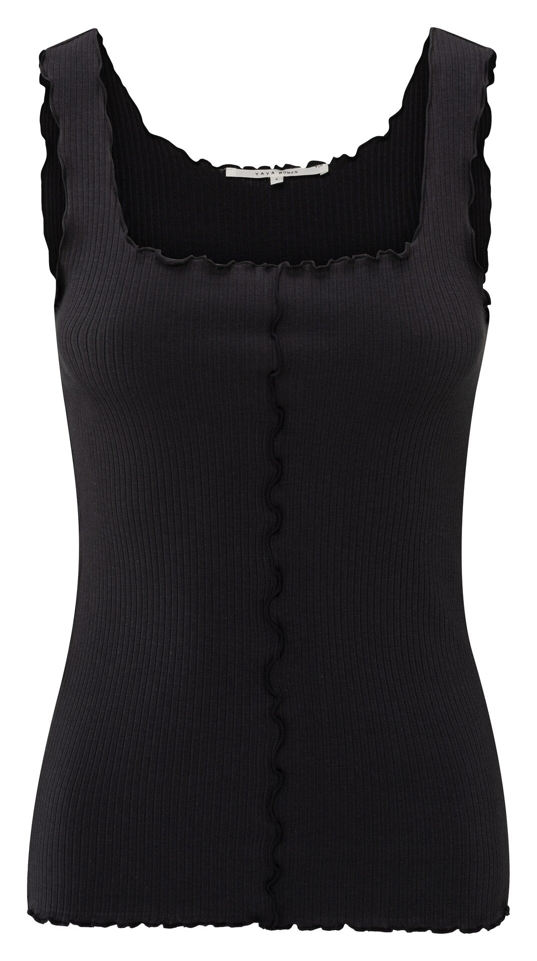 YAYARIBBED Top Washed Black