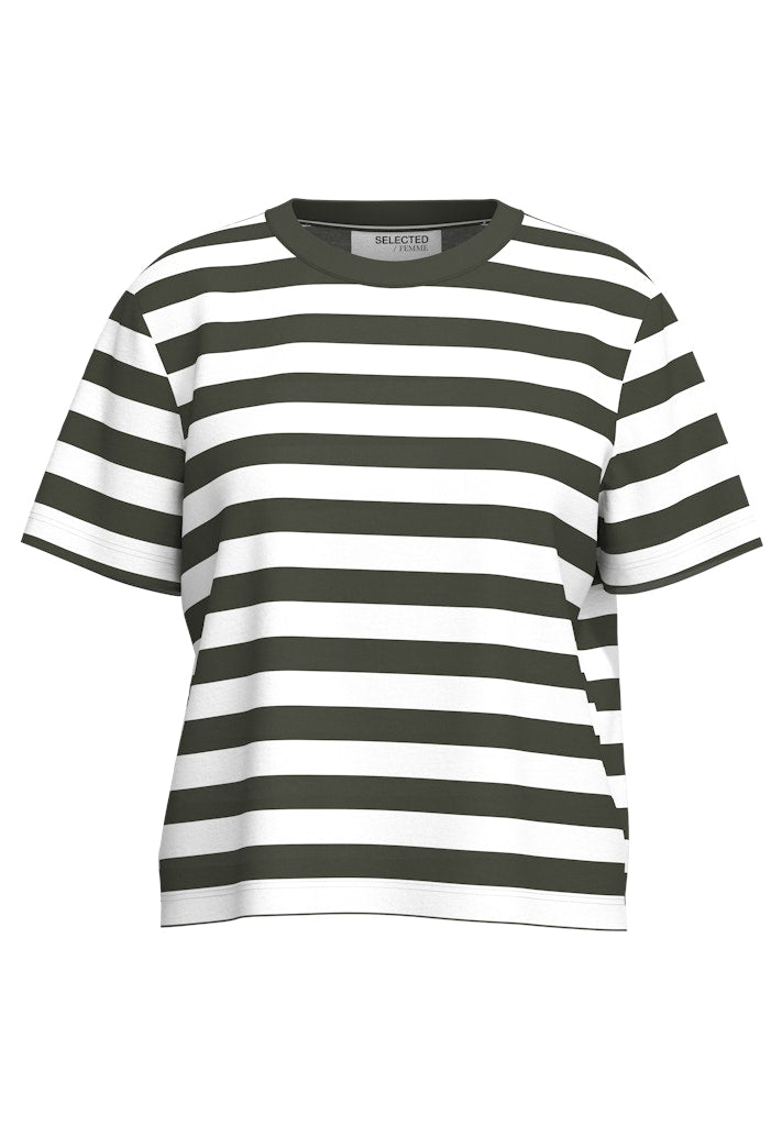 SLFESSENTIAL Striped Boxy Deep Depths