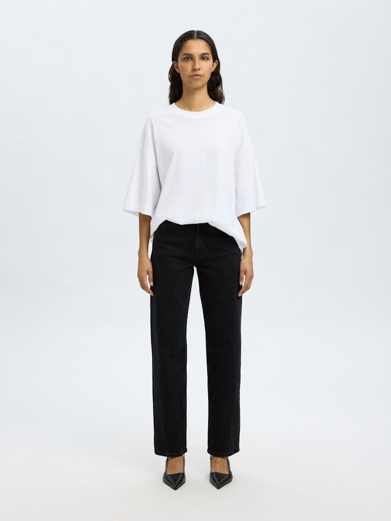 SLFSTRAIGHT Bea-Kori Jeans Black