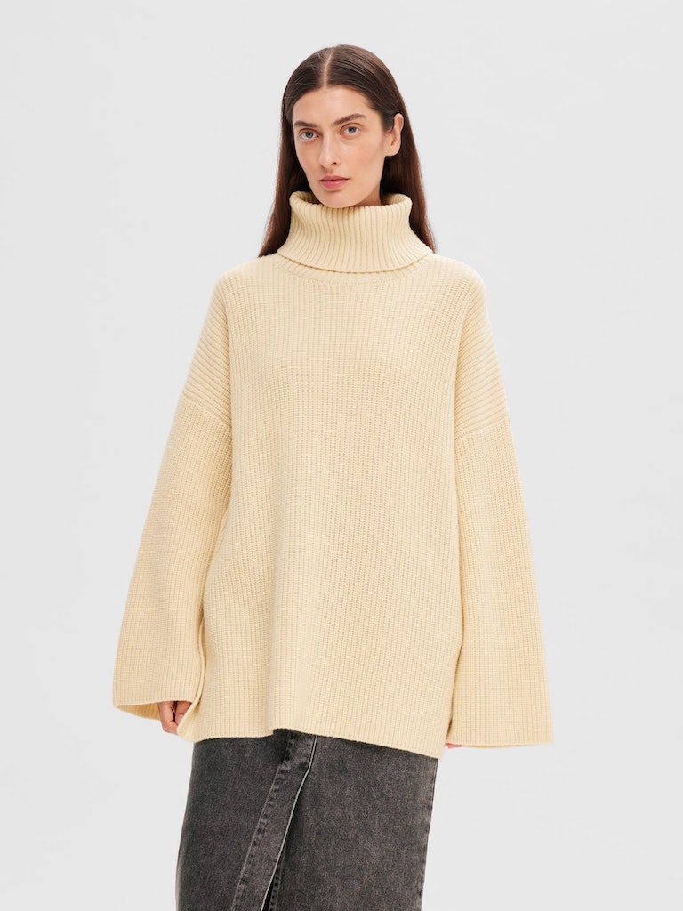 SLFMARY Lonk Knit Roll Neck