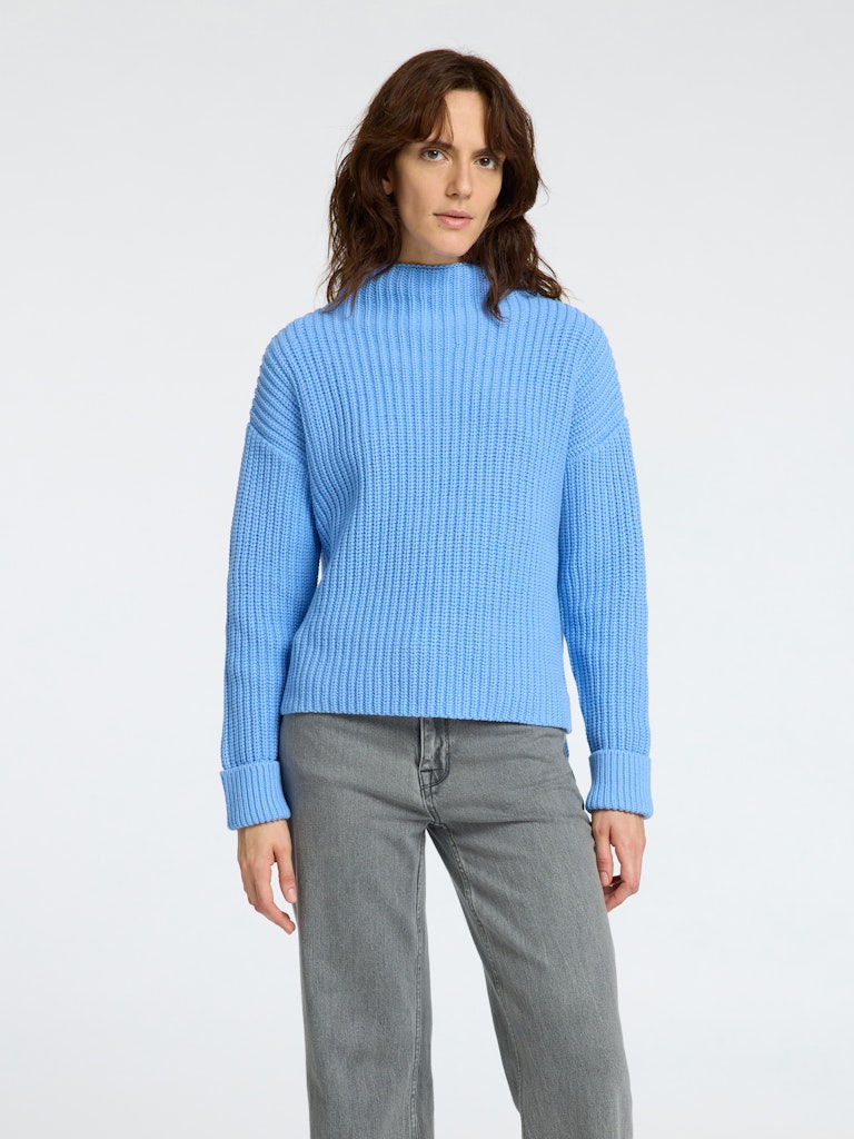 SLFSELMA Knit Pullover Cornflower Blue