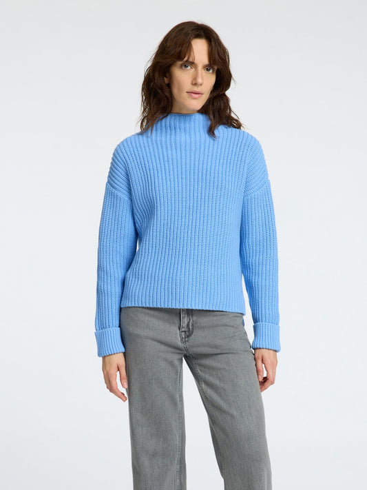 SLFSELMA Knit Pullover Cornflower Blue