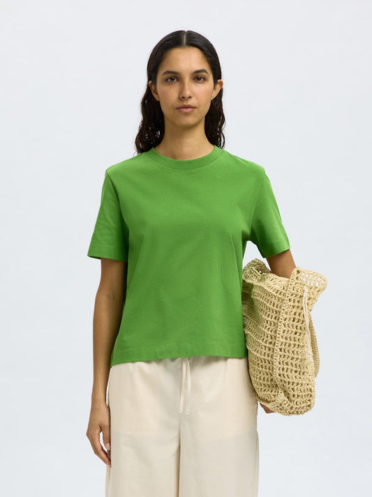 SLFESSENTIAL Boxy Tee Uni (verschiedene Farben)