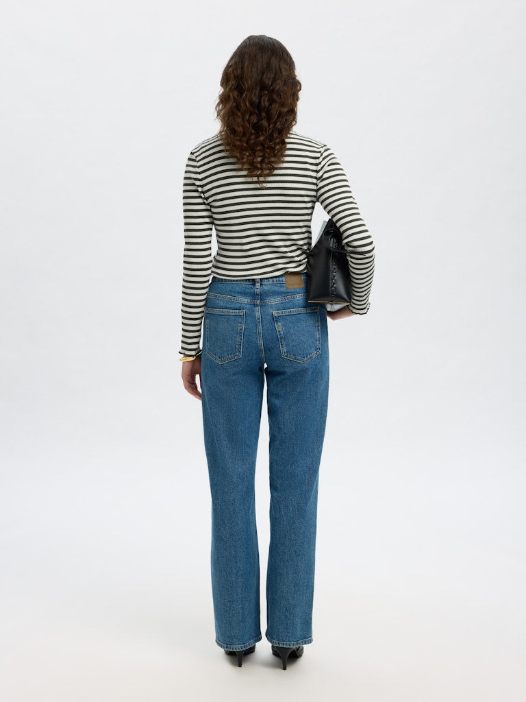 SLFANNA Langarm Shirt Deep Depths