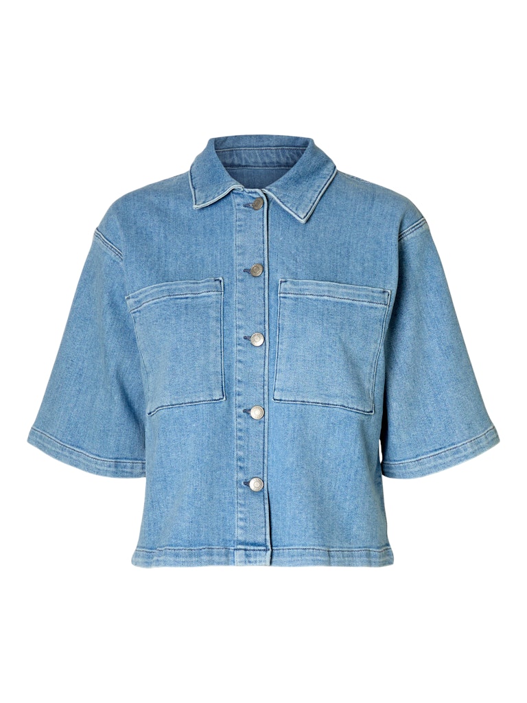 SLFANYA 2/4 Denim Shirt