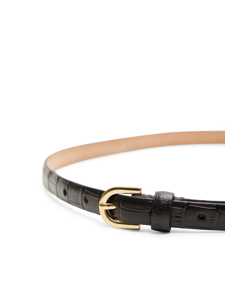 SLFBARBA Slim Belt croco