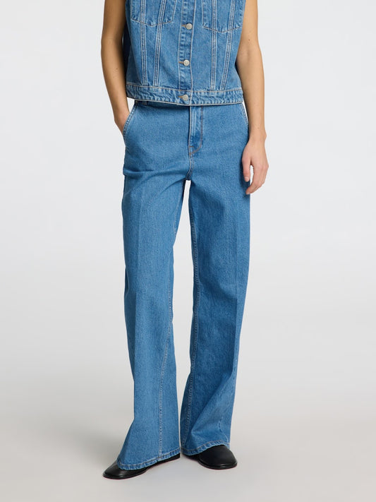 SLFEVELYN High Waist Wide Jeans