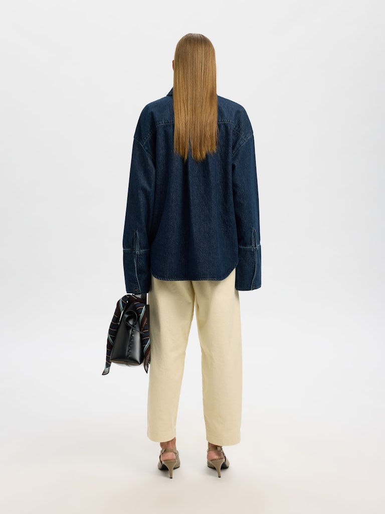 SLFOVERSIZED Mella - Bora Denim Shirt