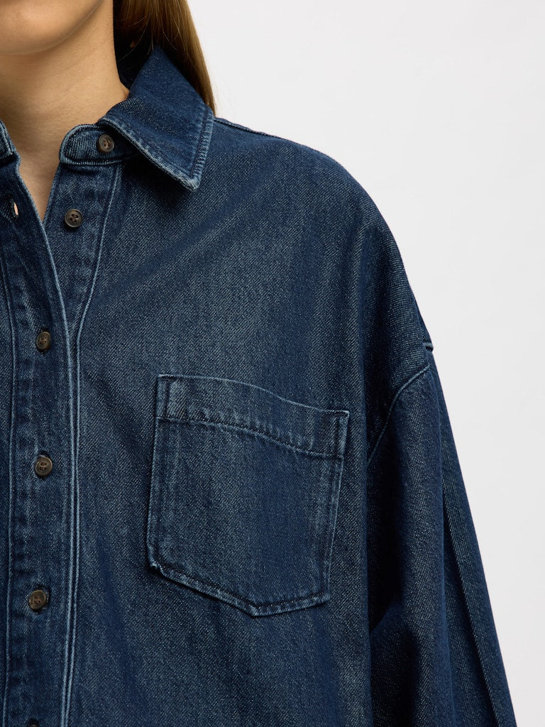 SLFOVERSIZED Mella - Bora Denim Shirt