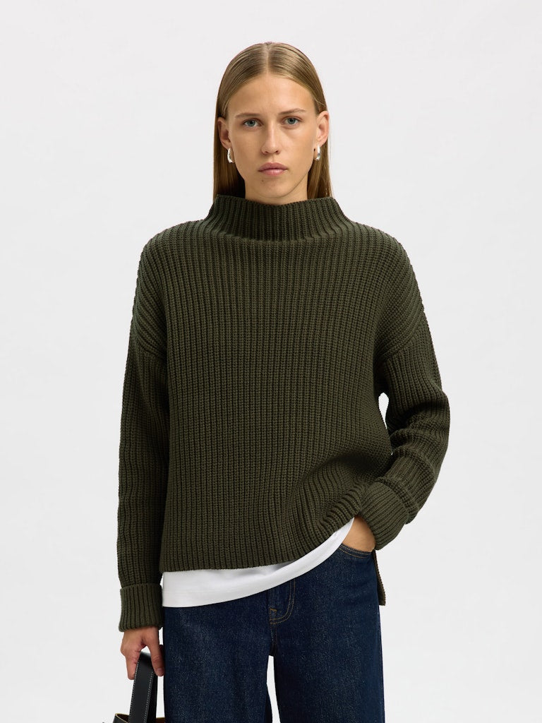 SLFSELMA Knit Pullover Deep Depths
