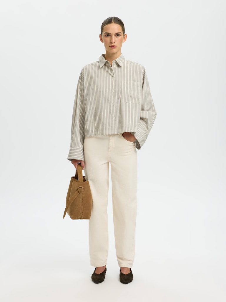 SLFWASTHA Cropped Boxy Shirt