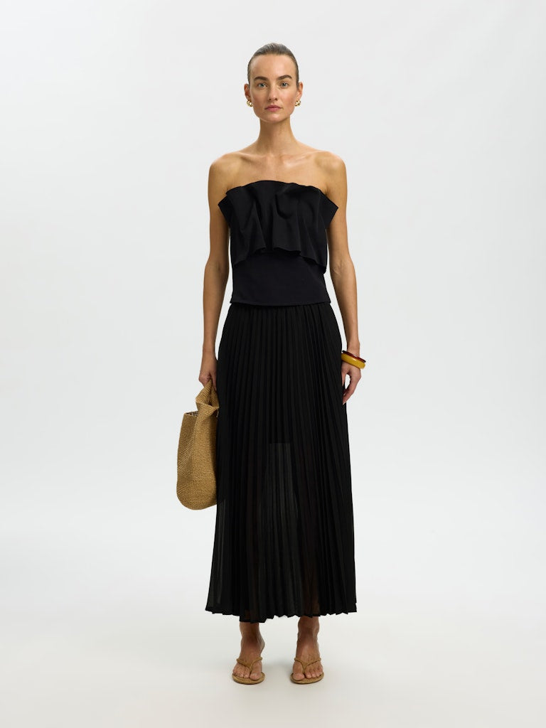 SLFMILLIE Ankle Plisse Skirt (verschiedene Farben)
