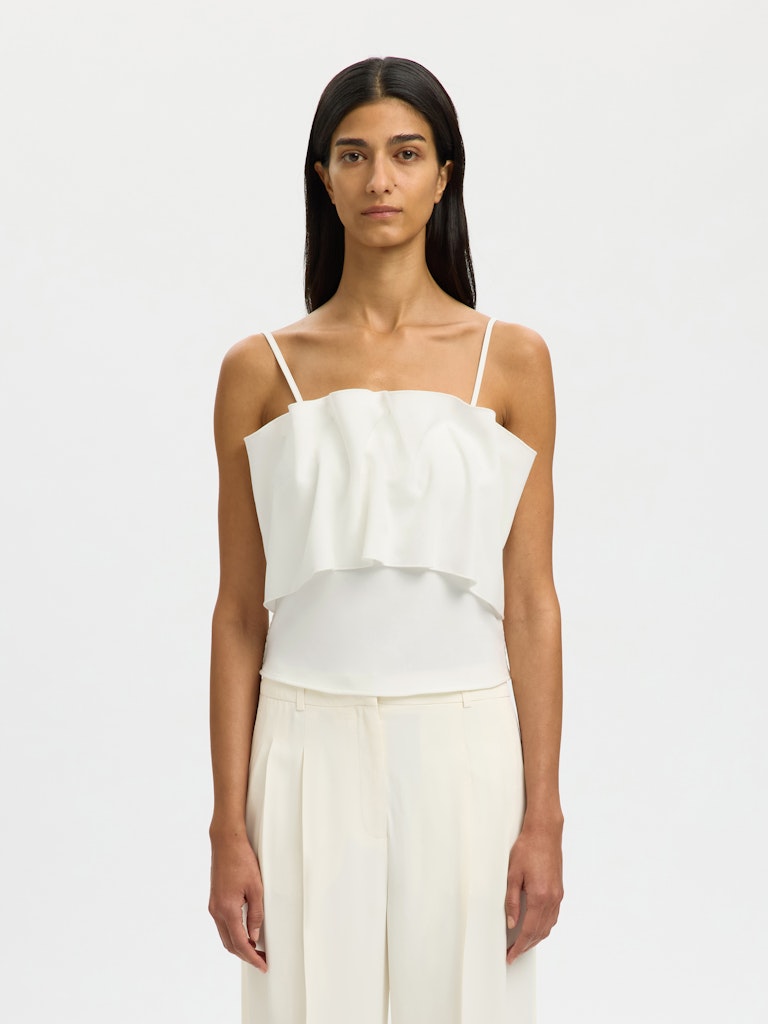 SLFVINELLE Pleated Bandeau Top (verschiedene Farben)