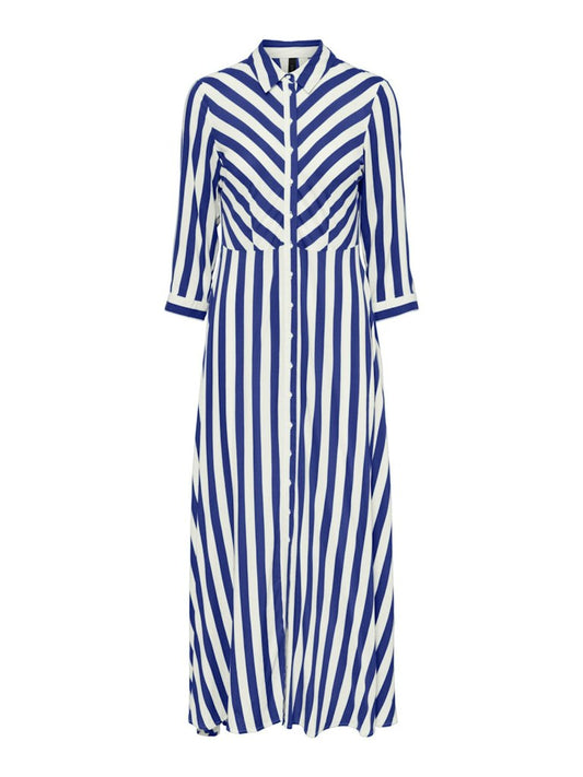 YASSAVANNA Stripe Blue Kleid