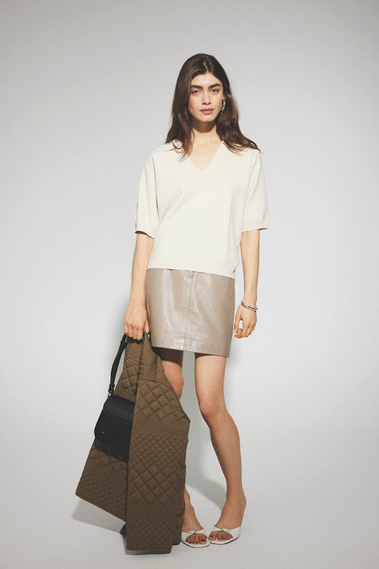 YASFONNY 2/4 Knit Pullover Stripe Uni