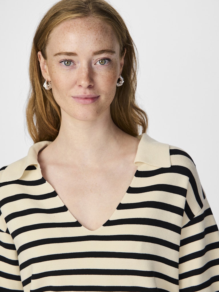 YASFONNY 2/4 Knit Pullover Stripe