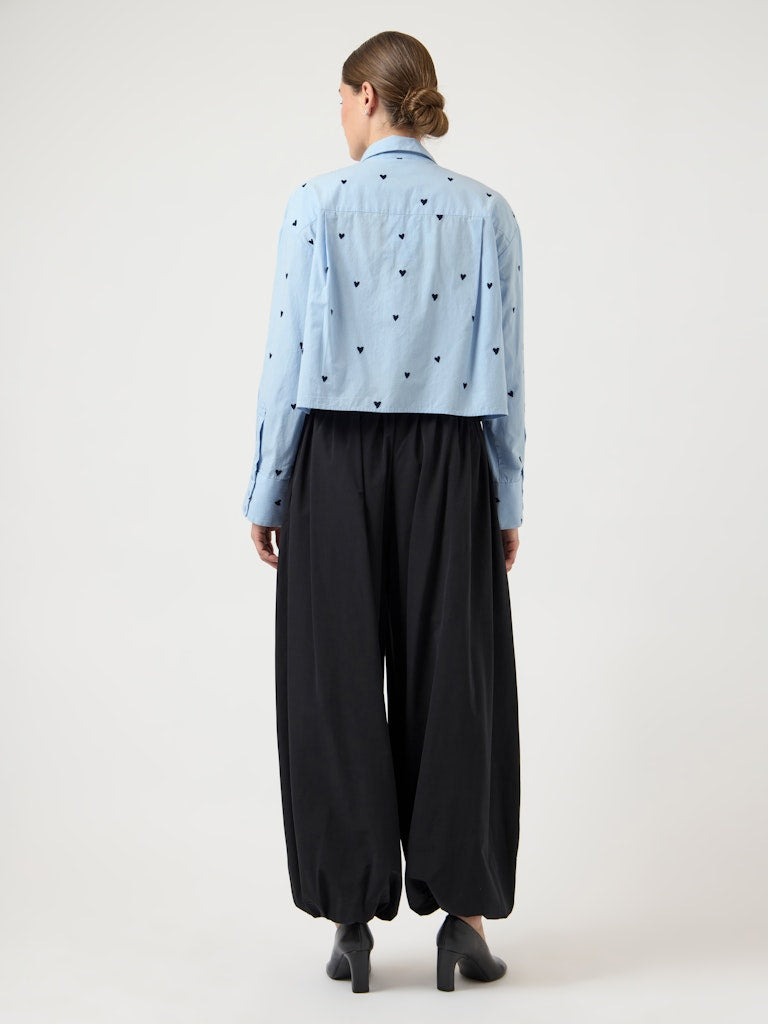 YASLEE Short Embroidered Shirt