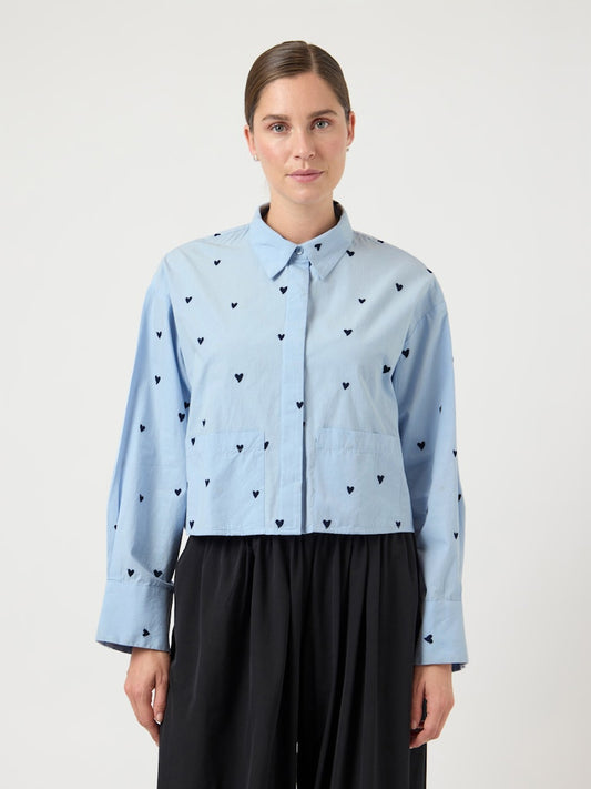 YASLEE Short Embroidered Shirt