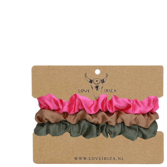 Silk Scrunchie Set (verschiedene Farben)