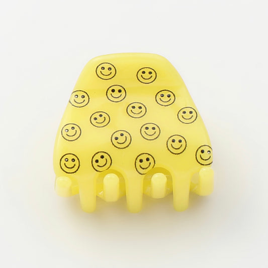 Haarspange Yellow Smiley Mini