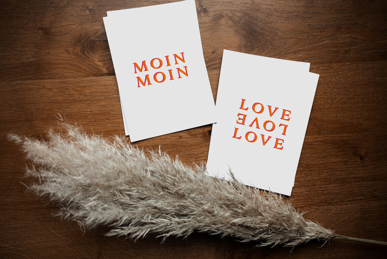 Kartenset "LOVE MOIN"