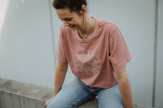 MKWLOVE T-Shirt vintage rose