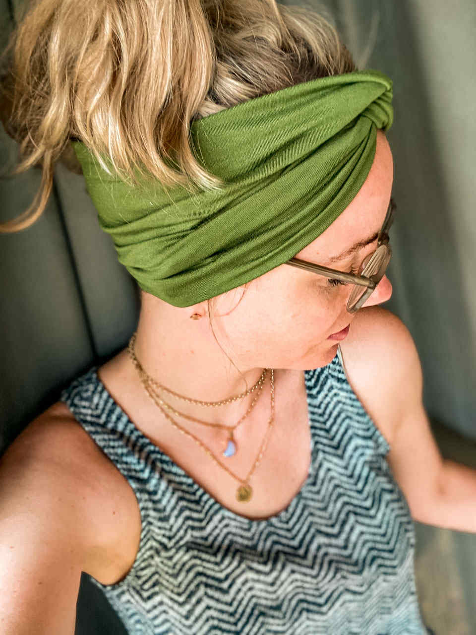 Stirnband khaki